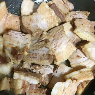 豚バラのにんにく醤油焼き